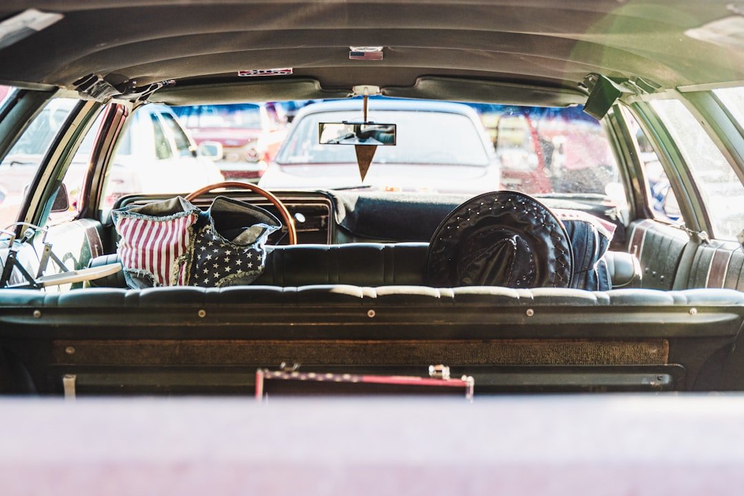 Road-trip luggage organized into front-seat and trunk zones