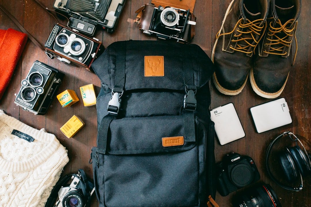 Small bag packed for a weekend trip